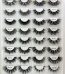 A set of 20 pairs of luxurious false eyelashes in various styles, presented in a sleek white case, perfect for enhancing your natural beauty.
